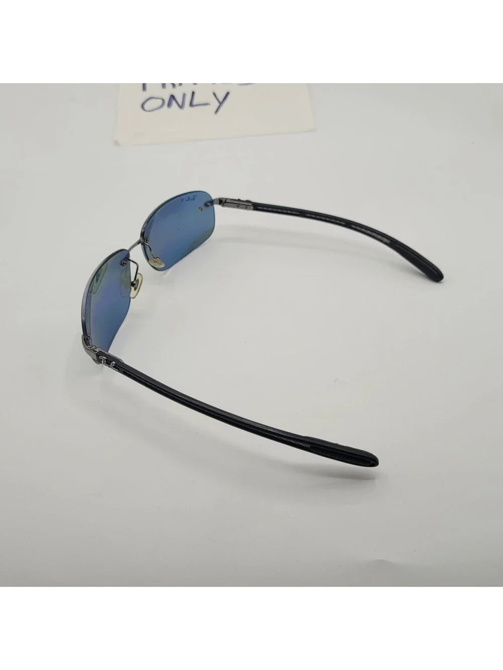 RAY BAN SUNGLASSES Italy RB8303 002/71 61-13 Black Carbon Fiber Frame Only